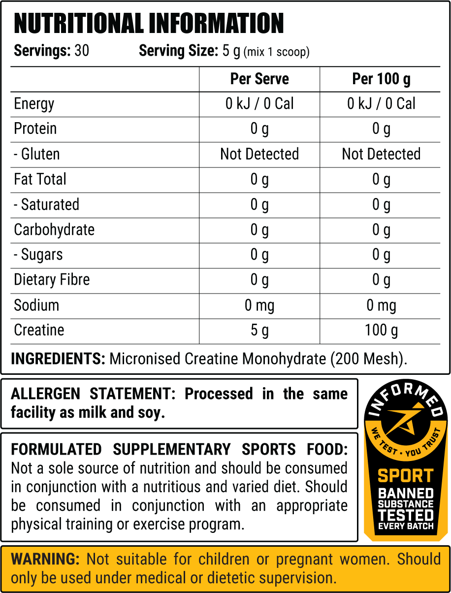 Creatine Monohydrate by Faction Labs